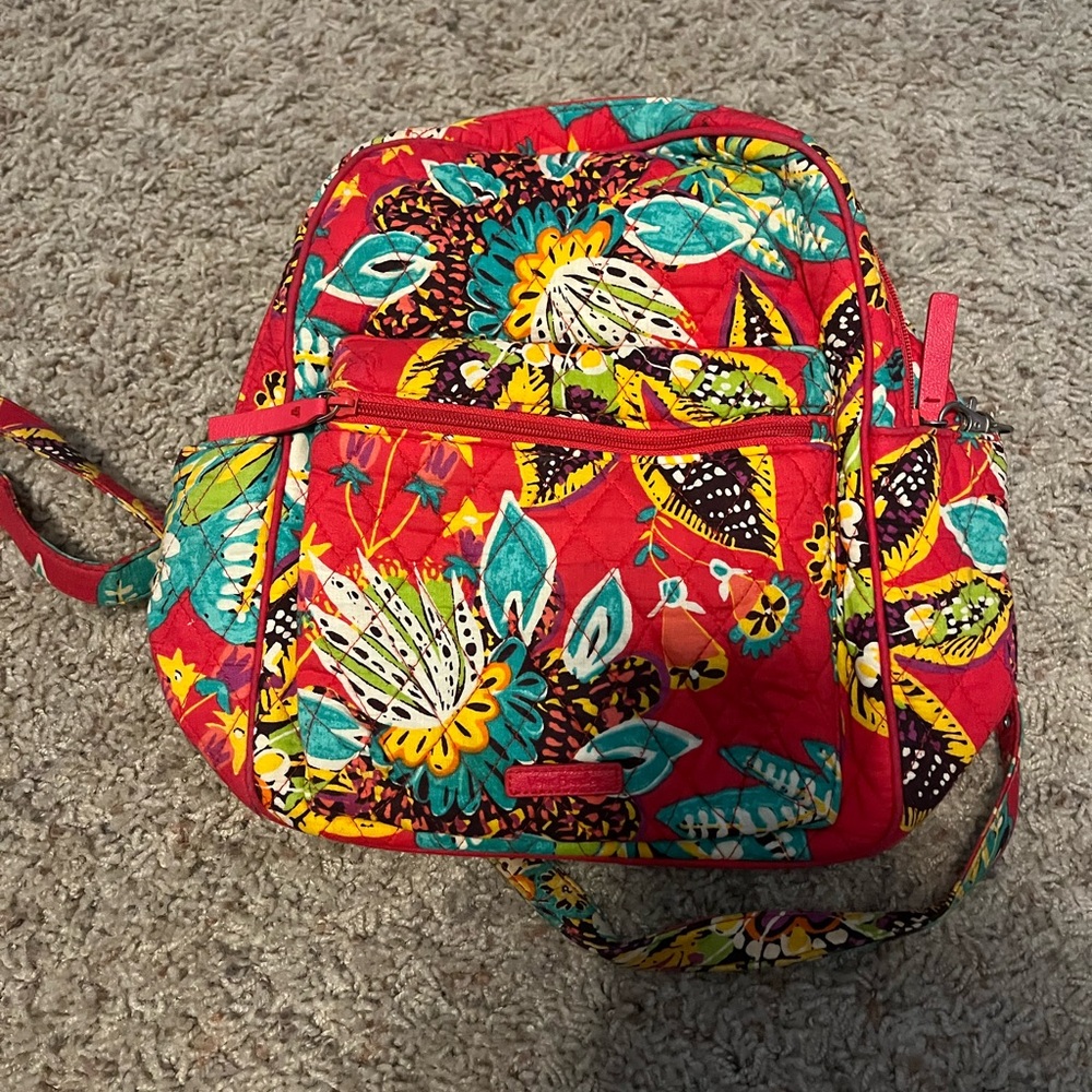 Vera Bradley back pack used well still good condition